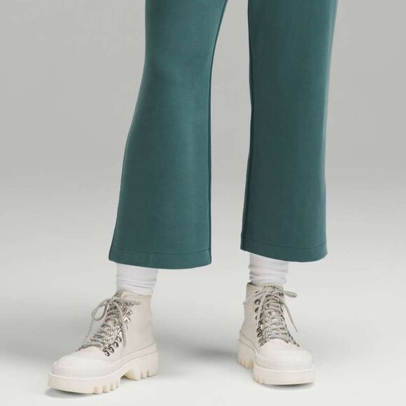 Lululemon Women's Softstreme High-Rise Straight-Leg Cropped Pant - Storm Teal - Picture 3 of 11